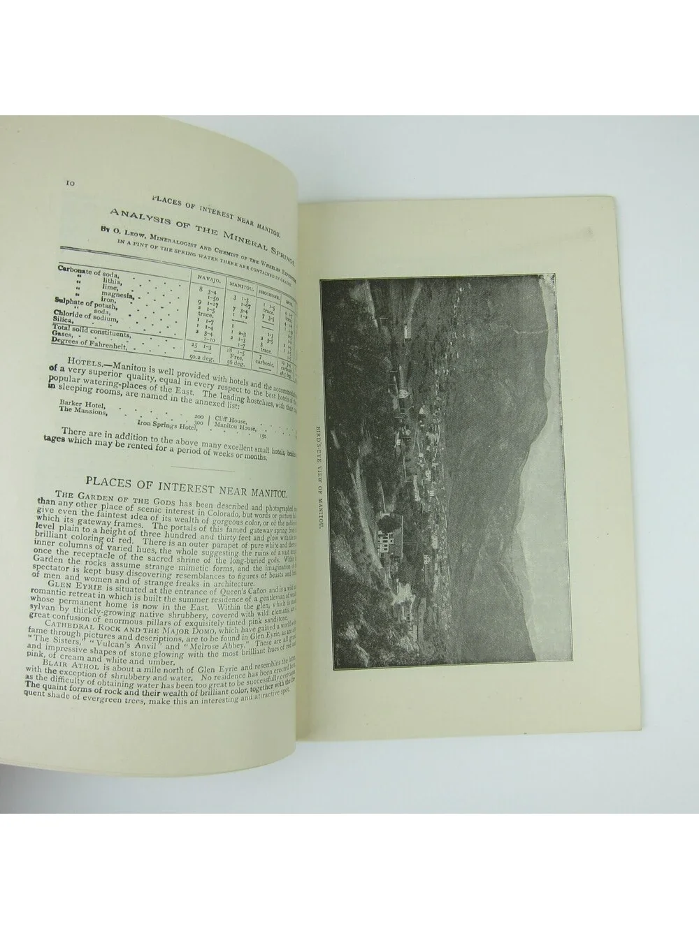Denver & Rio Grande Railroad Tour Book Colorado New Mexico & Utah Antique 1899